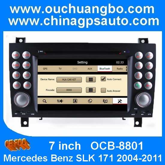 Auto Radio Car Navigation System for Mercedes Benz SLK 171 with iPod audio player OCB-8801