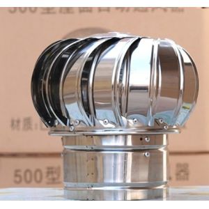 Stainless Steel Install On Roof Top Turbine Ventilator