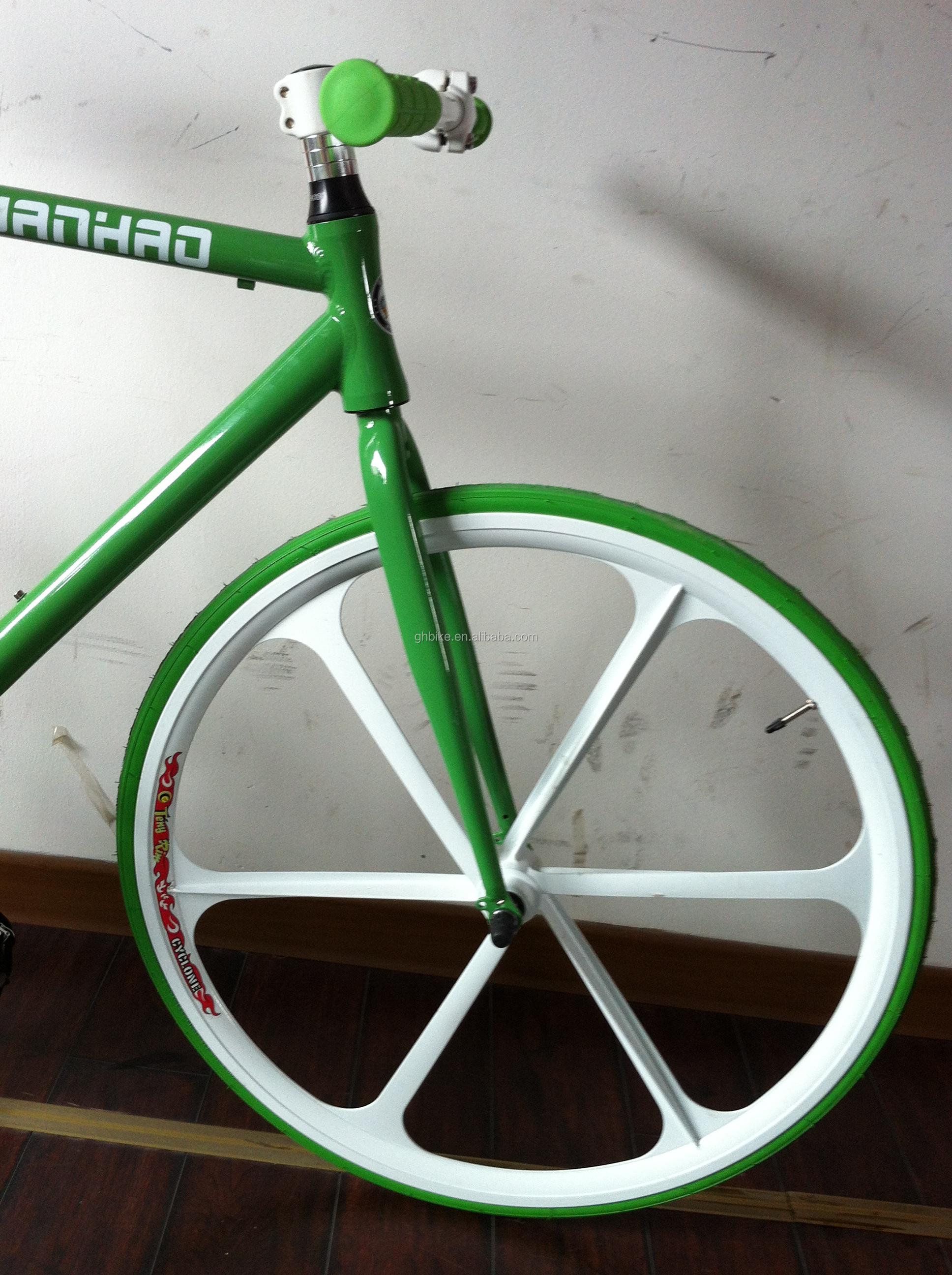 700C Teny Mag 5-Spoke Wheel Fixie Bike Fixed Gear Bike for Men Load Capacity 150KG End
