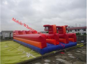 Quality inflatable bungee trampoline inflatable bungee jump Bungee Run Basketball  Tag n Dunk wholesale