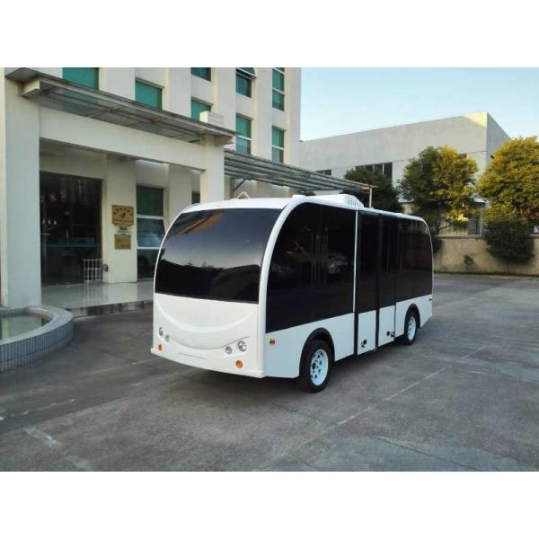 12 Seats Autonomous Shuttle Bus , City Self Driving Bus With Satellite Mapped Route