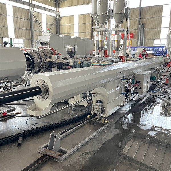 PE HDPE LDPE PPR Plastic Water Gas Oil Supply Pipe Tube Extrusion Production Line