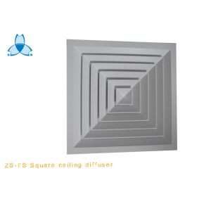 Aluminum Square Ceiling Air Supplier Diffuser