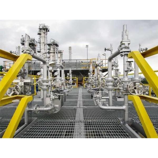 Welded Steel Grating 50mm 100mm Pitch for Stairs Walkways Platforms