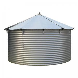 Quality Hot Galvanized Corrugated Steel Water Storage Tanks / Round Wastewater Storage Tank wholesale