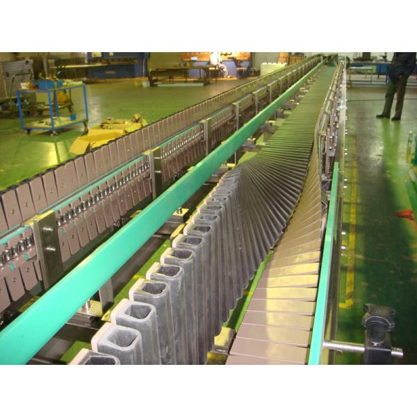 Aluminium flexible modular conveyor systems width 45mm Plain conveyors