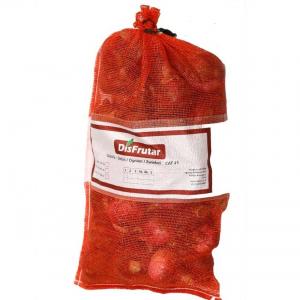 Quality PP PE Branded Tubular Leno Elastic Onion Sack Mesh Net Bag for Potatoes and More wholesale