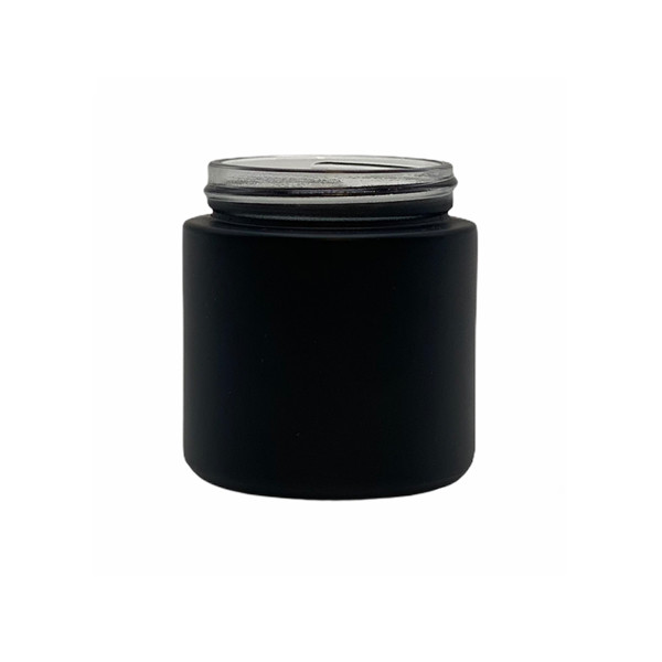 Childproof Matte Black Glass Jars 4oz Smell Proof Stash Jar 420 Child Resistant Glass Jar