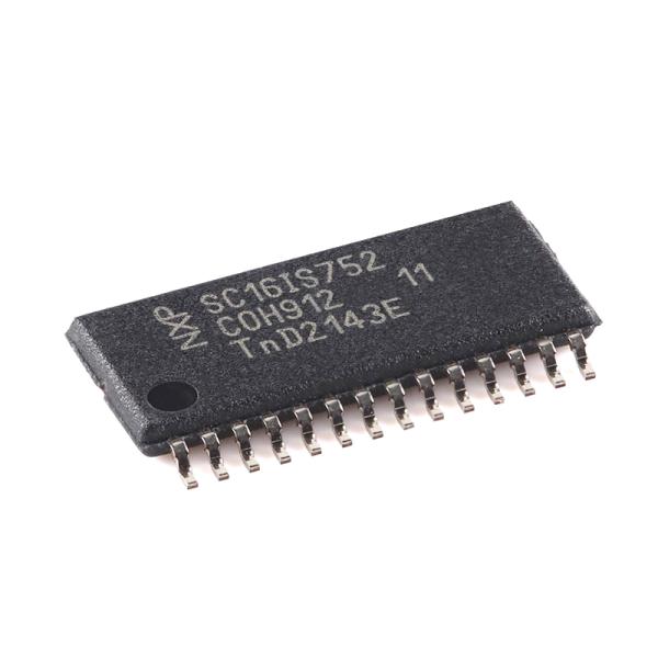 Dual UART Converter Ic I2C Bus SPI Interface 64 Bytes FIFOs IrDA SIR SC16IS752IPW 128