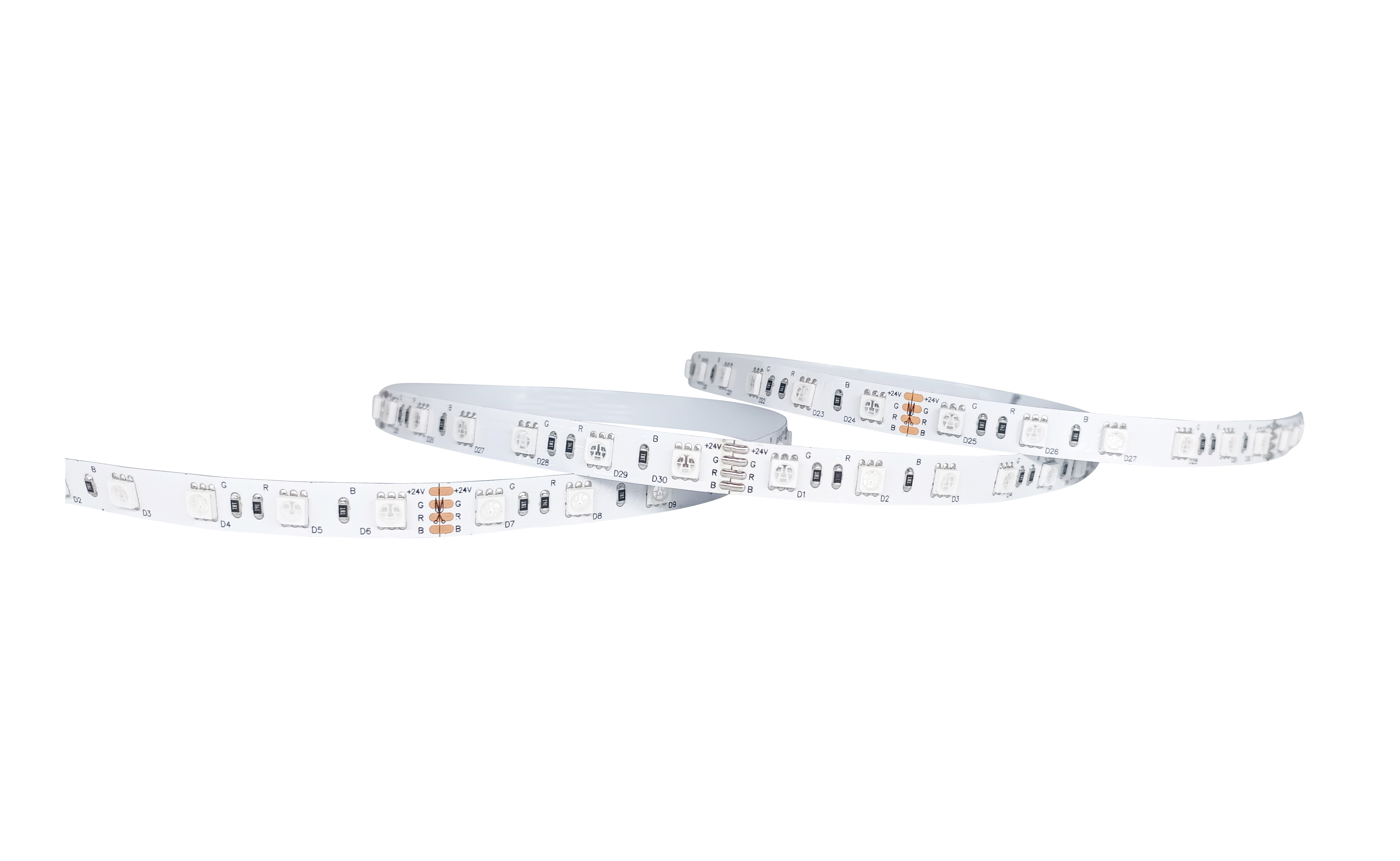 1 Meter 5050 RGB LED Strip Light Flexible 24V Voltage SMD 5050 LED Strip Light