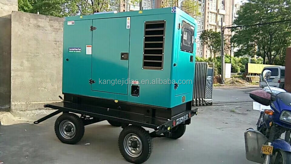 IP23 Protection Class 100kva Perkins Diesel Generator Set with Leroy Somer Alternator