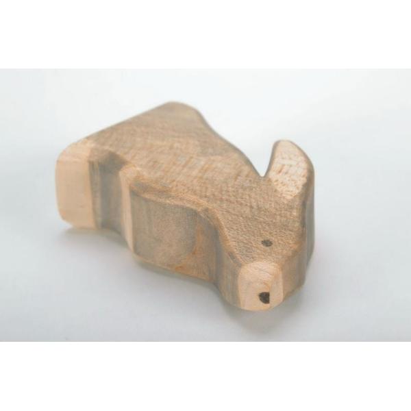 Beech Ashtree Wood Carved Bunny Rabbit Figurine OEM Logo