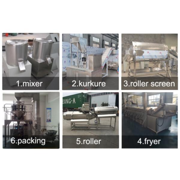Nik Naks Siemens Extrusion Snacks Food Machinery 150KG/H Capacity