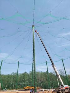 China 20mm x 20mm diamond mesh Bird Cage Bird Net Polyethylene UV treated on sale