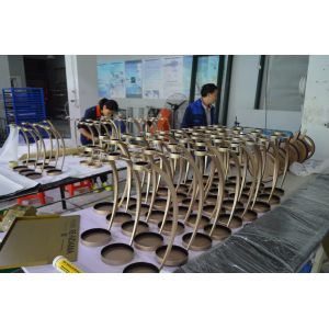 Quality Aluminum Showcase Window Display , Golden Visual Merchandising Windows wholesale