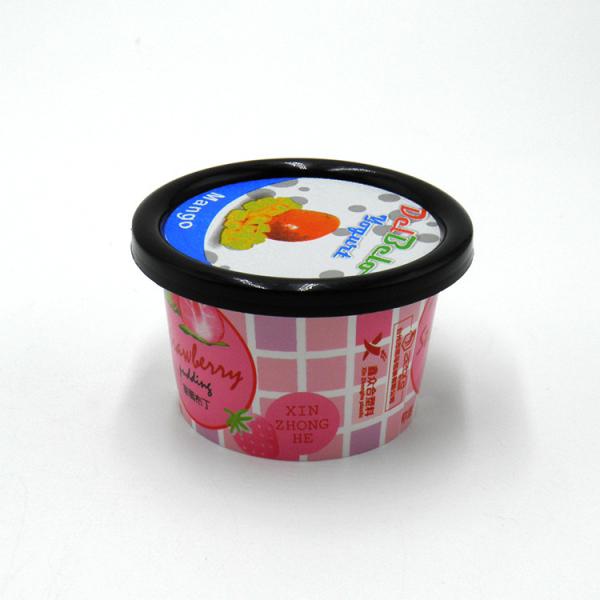 low MOQ 80ml pp white and clear injection cup for baby yogurt
