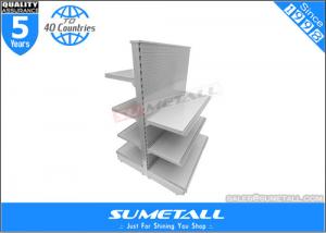 Commercial Retail Store Display Shelves , Steel Grocery Store Display Racks Double Side