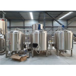 China PLC Control Craft Beer Brewing Systems , 500L Commercial Beer Brewing Equipment on sale