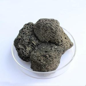 Quality Black 1-3mm Grill Lava Stone ISO9001 Volcanic Rock Crystals For Cooking wholesale