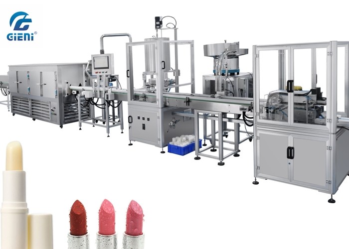 Quality Full Automatic Lip Balm Filling Machine With Chilling Tunnel wholesale