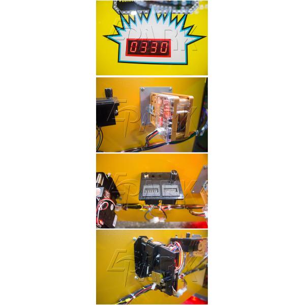 Spin N Win Lottery Redemption Equipment / Ticket Vending Machine Drop Coin Game