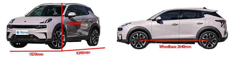 Unique Goddess Pink Lynk & Co Hybrid SUV 2023 LYNK&CO 06 PHEV
