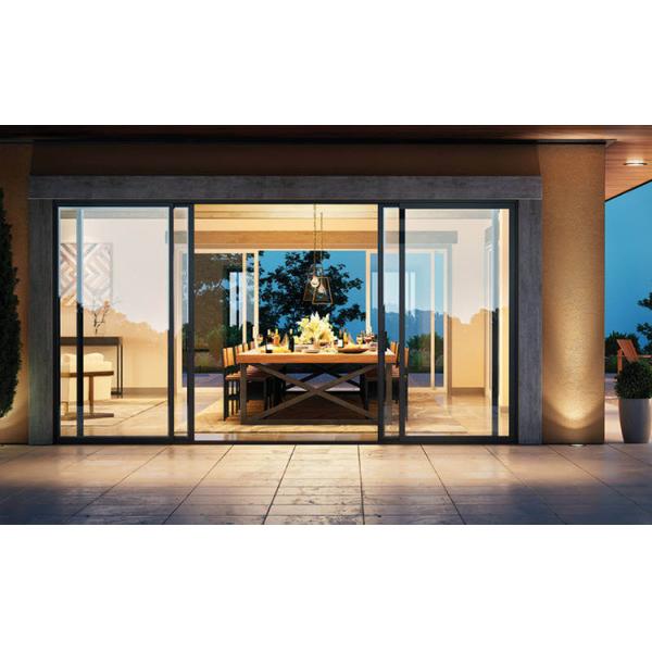 Aluminum Frame Insulated Tempered Glass Door With Hurricane Proof Lift-Sliding Door