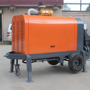 Mini Cement Mortar Truck Stationary Concrete Pump Portable Pumpcrete