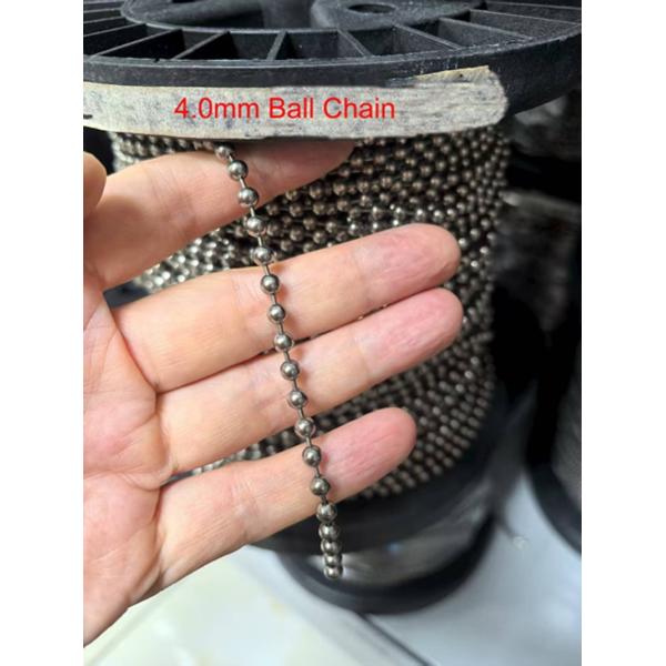 Best Selling 2.0mm and 2.4mm Ball Chain Titanium Accessories Stock Available – TA1 Titanium Chain | Custom Color Surface Treatment