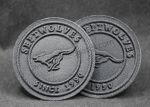 Thickness 2.5mm Lycra Fabric Embossed Patches Silk Screen Printing