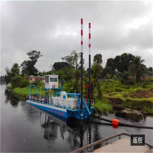 Sand Mining 220m3 Cutter Suction Dredger Dismountable Hull Structure