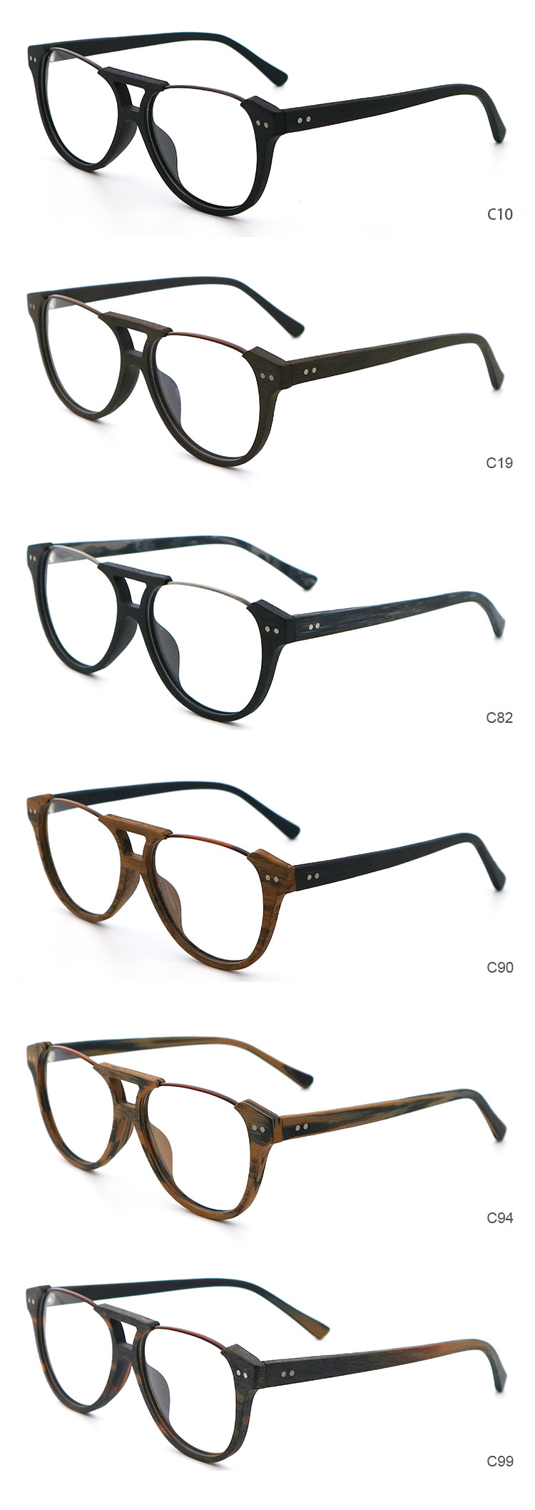 Classical Spectacles Eyeglasses Acetate Glasses Frame MR 5356