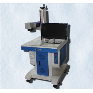 China 30W fiber laser marking machine for metal/plastic/tag/key chains/pen laser marker on sale