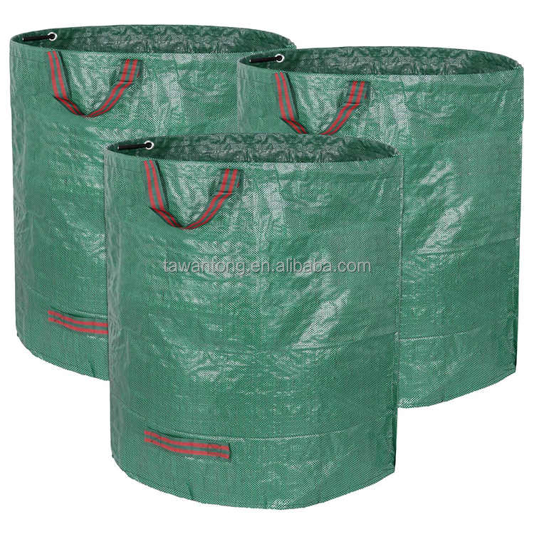 PP Garden Garbage Bags for Fallen Leaves Round Shape Not Support Occasion Selection