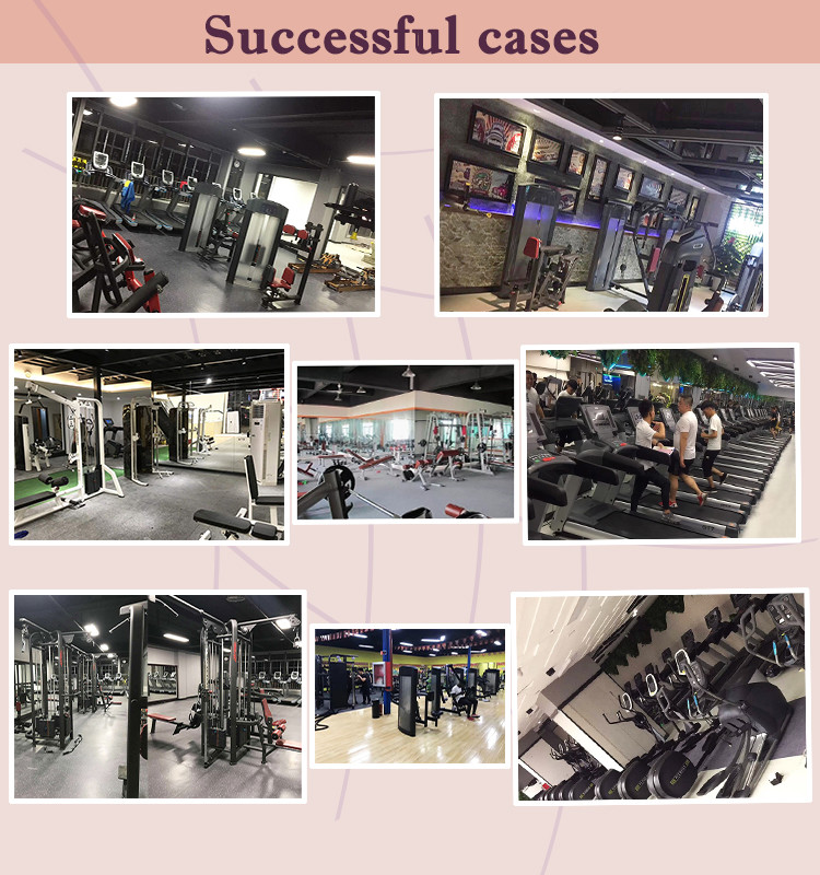 Red Commercial Grade Gym Equipment Weight Training Arm Curl Bench Machines