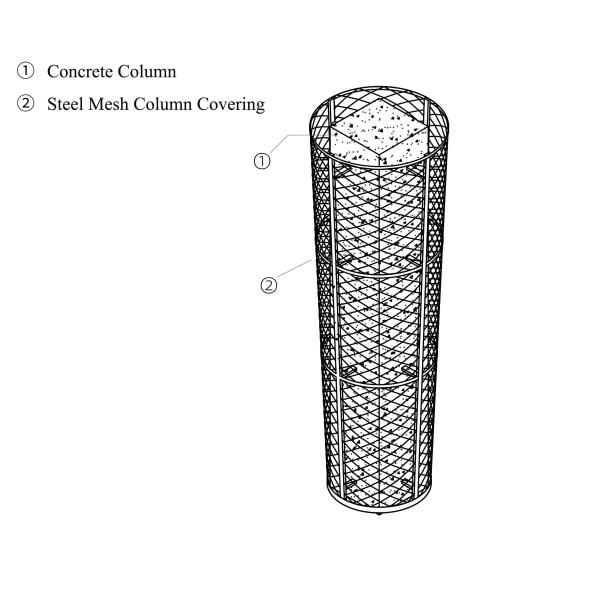 2.5mm Class A Fire Rated Semitransparent Decorative Metal Cladding