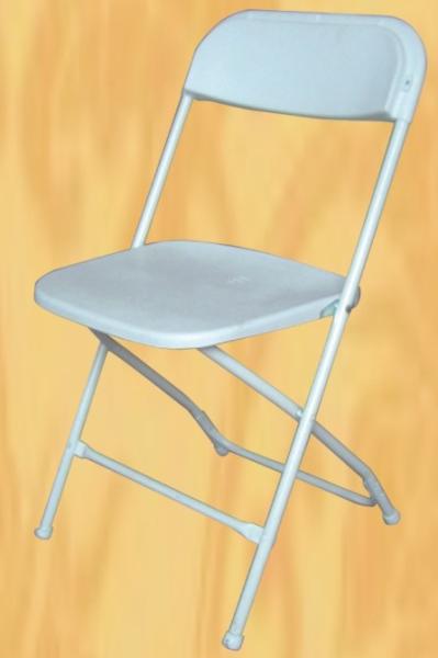 plastic foldable events chair Commercial White Plastic Folding Chairs Stackable