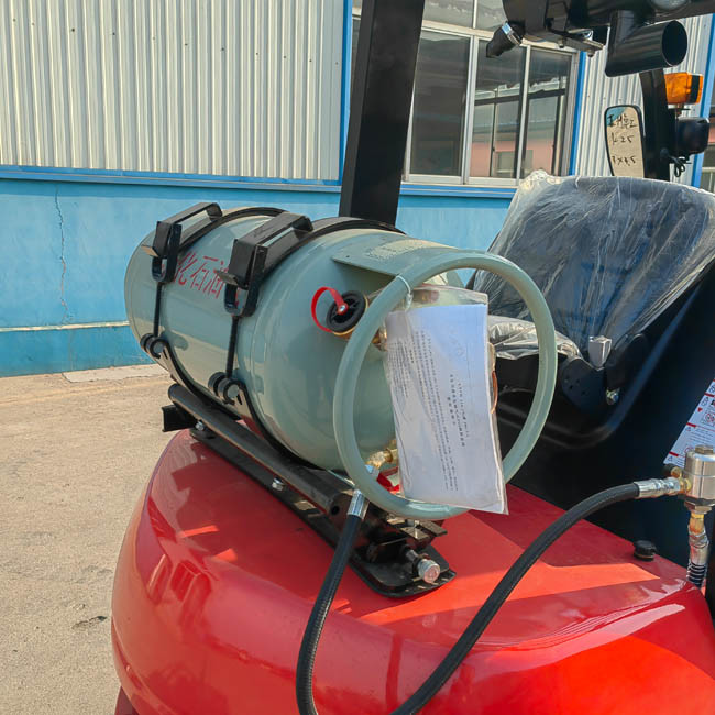 3500 Kgs 3.5 Ton LPG Forklift Truck Standard Mast EPA PSI Dual Fuel Forklift
