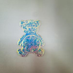 China Magic Color TPU Custom Clothing Patches Bear Shape Washable Sustainable on sale