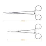 Straight Metal Medico Laparoscopic Forceps Surgical Instruments Single Use