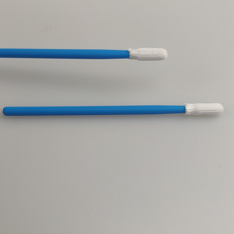 Lint Free Green Handle Small Polyester Cleanroom ESD Swab TX743B