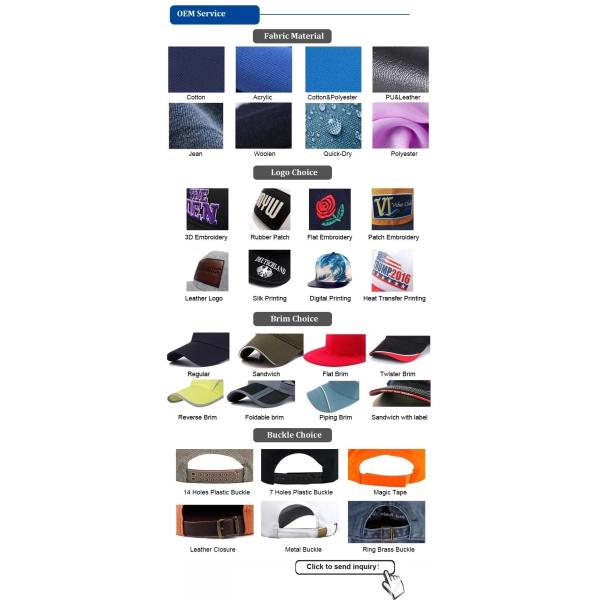 Customized high quality new style 3d rubber printing baseball caps with screen printed tape
