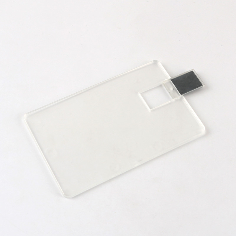 Mini UDP Chips Card USB Memory Transparent Body With Print On Paper Sticker
