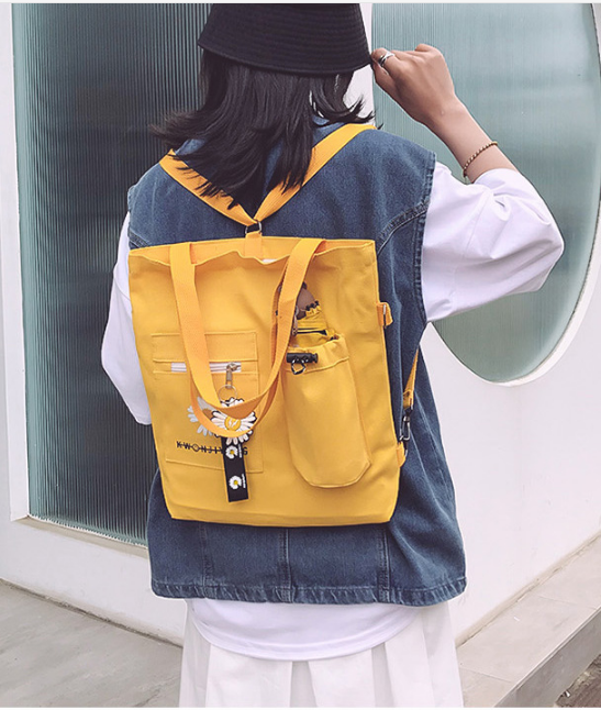 Fold Over Ladies Canvas Handbags Eco Canvas Bags