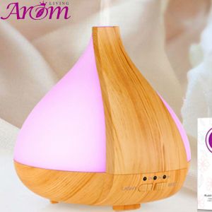 Quality SPA Center 220ml Wood Grain Aromatherapy Diffuser wholesale