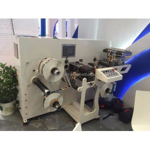 High Speed PVC Fabric Foam Roll Label Slitting Machine