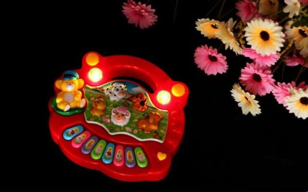 Educational toys music piano keyboard animal farm Baby baby enlightenment