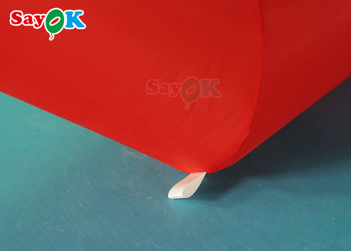 Digital Printing Inflatable Snowman Christmas Decoration Wear Resistant