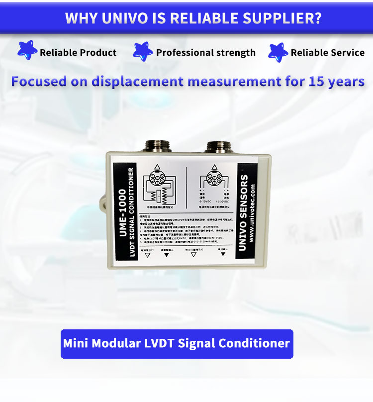 ODM Customized UME1000Y LVDT RVDT Half Bridge Sensor Signal Converter Max 60mA