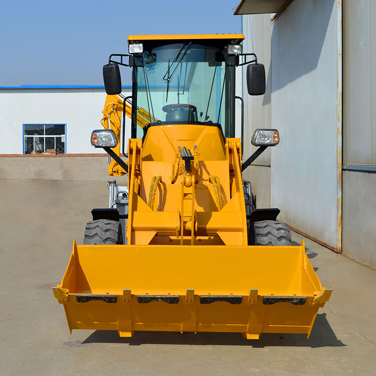 HQ-WZ-15-26 Backhoe Loader Multifunctional Backhoe Excavator With 500mm Wheel Distance